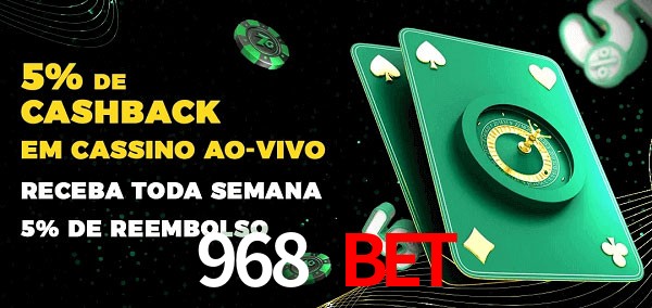 Promoções do cassino ao Vivo 968 Bet